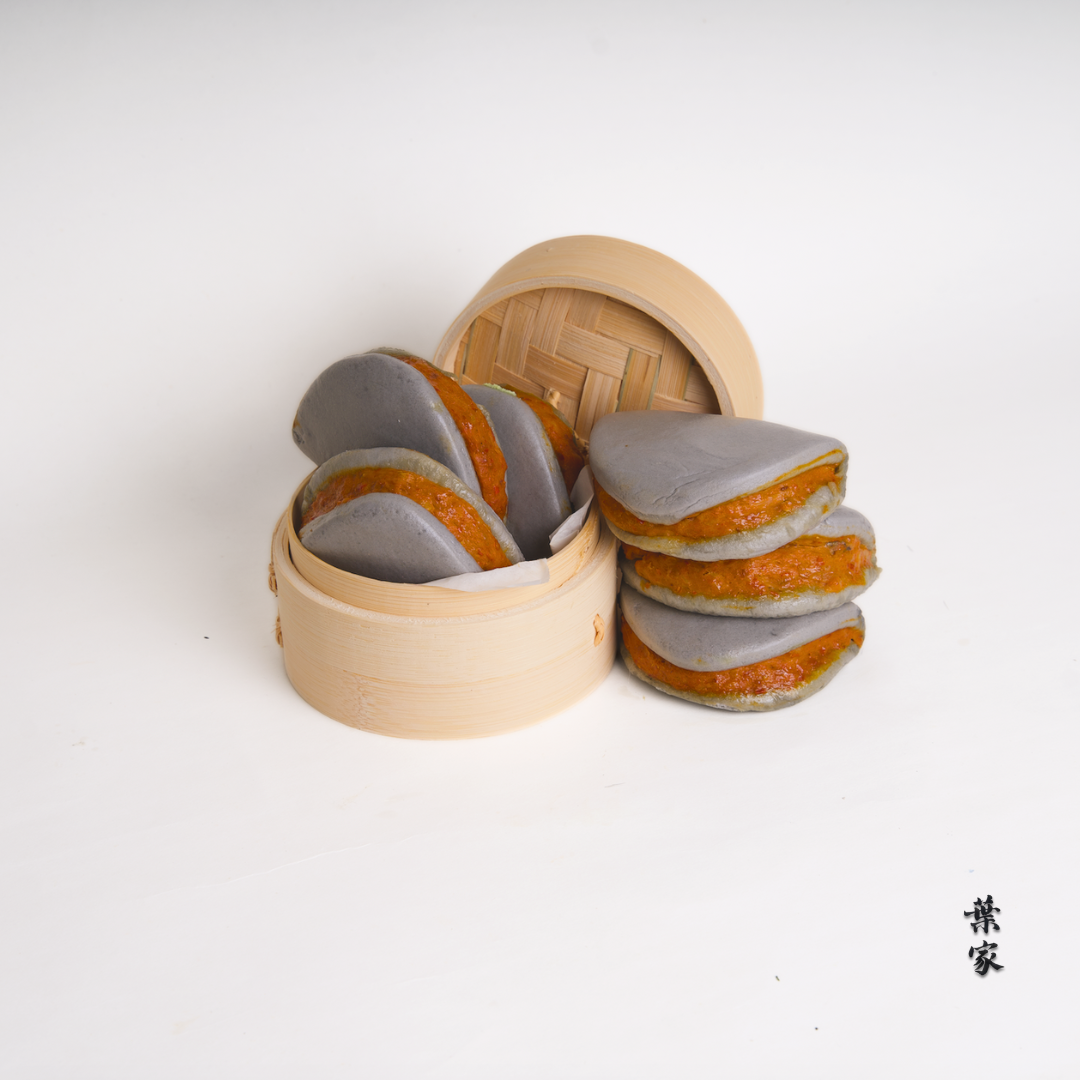 charcoal otah buns